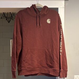 Carhartt 102791-228 Women's Clarksburg Graphic Sleeve Pullover Sweatshirt